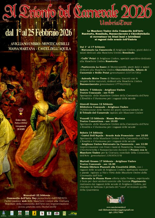  Poster del Trionfo del Carnevale 2026 